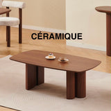 Table basse trinity noyer