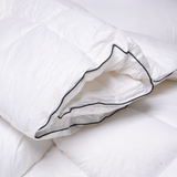 Blanc pur Couette coton percale