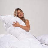 Blanc pur Couette coton percale